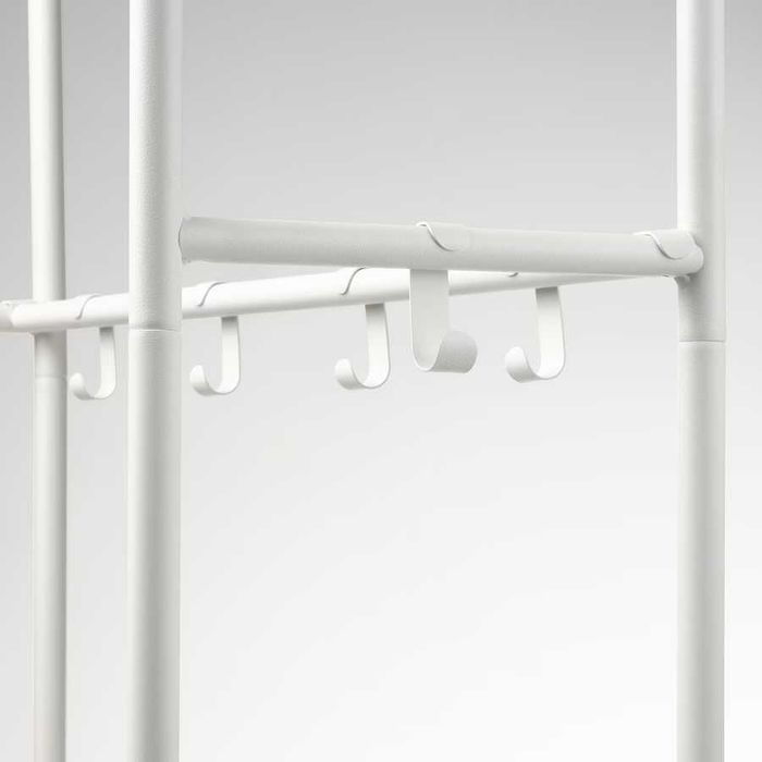 MACKAPÄR Wieszak na ubrania  na buty biały 78x32x200 MACKAPAR ikEA