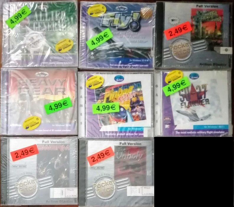 Jogos NOVOS p/ PC - Últimas unidades