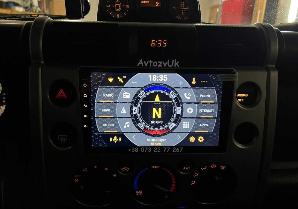 Android 14 FJ CRUISER Toyota GPS DVD TV USB фж 2 дин CarPlay Магнитола