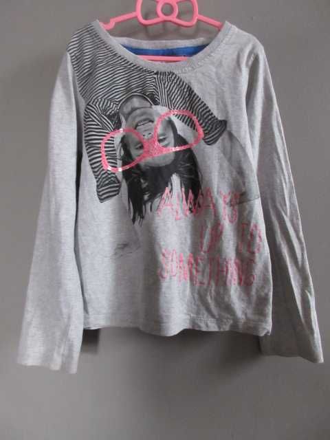 Firmowe koszulki bluzki T-shirty 5 szt roz 110/116