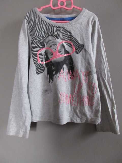 Firmowe koszulki bluzki T-shirty 4 szt roz 110/116