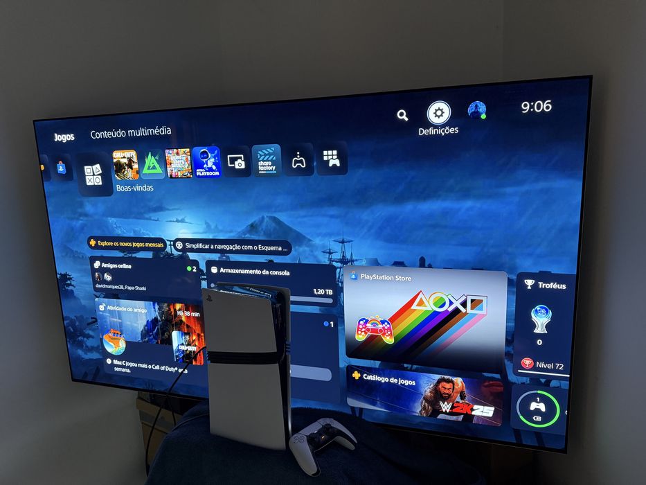 Consola PS5 Pro de 2TB em excelente estado com 2 anos de Garantia