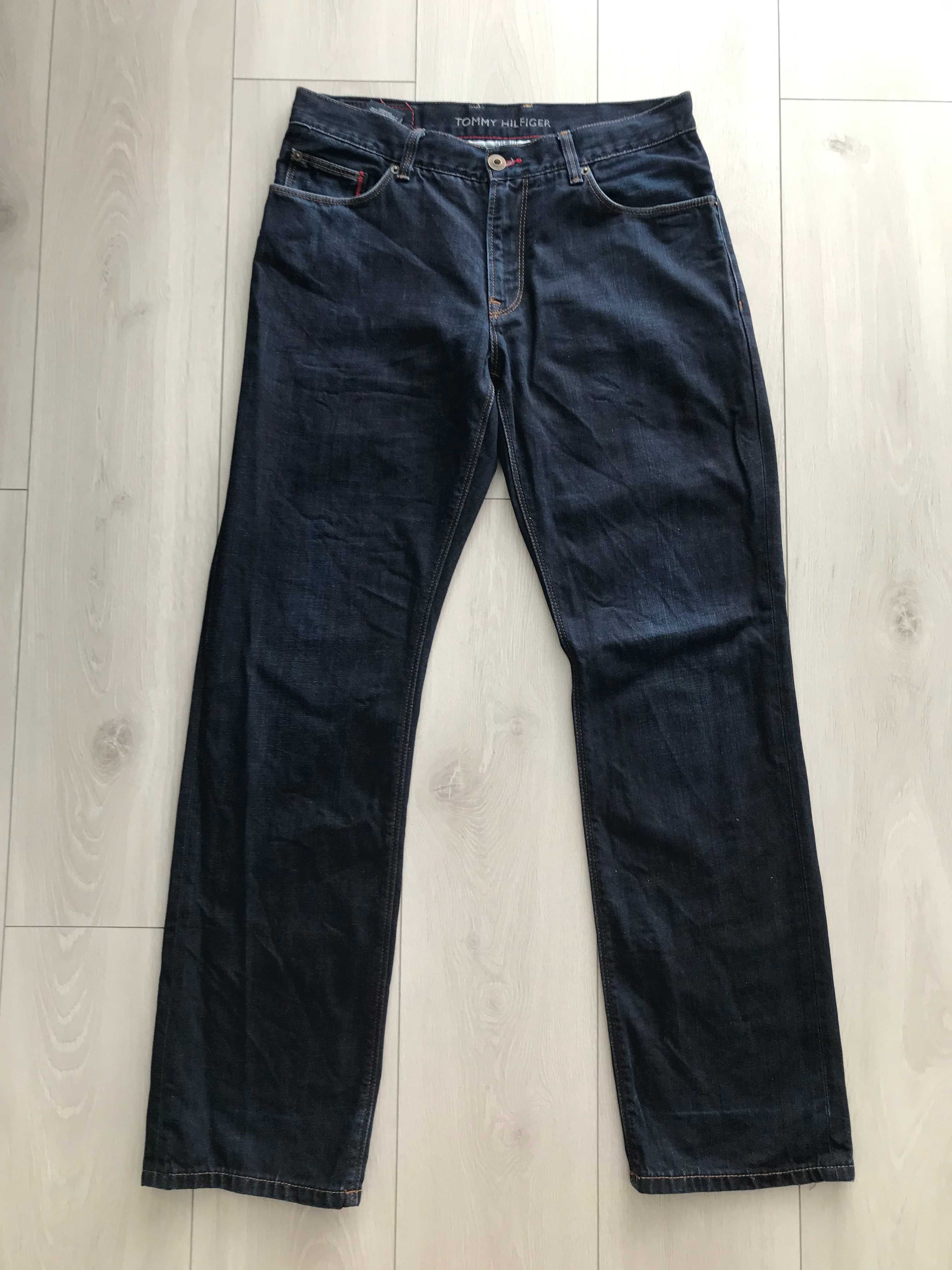 TOMMY HILFIGER r.32/34 oryginalne spodnie męskie jeansowe