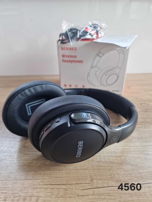 Słuchawki bezprzewodowe nauszne nowe (4560-24)