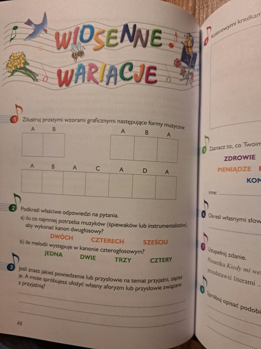 Klucz do muzyki podrecznik + ćwiczenia nowe,nieużywane