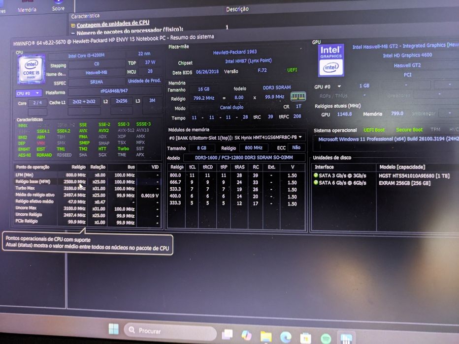 Portátil HP Envy 15-j102sp