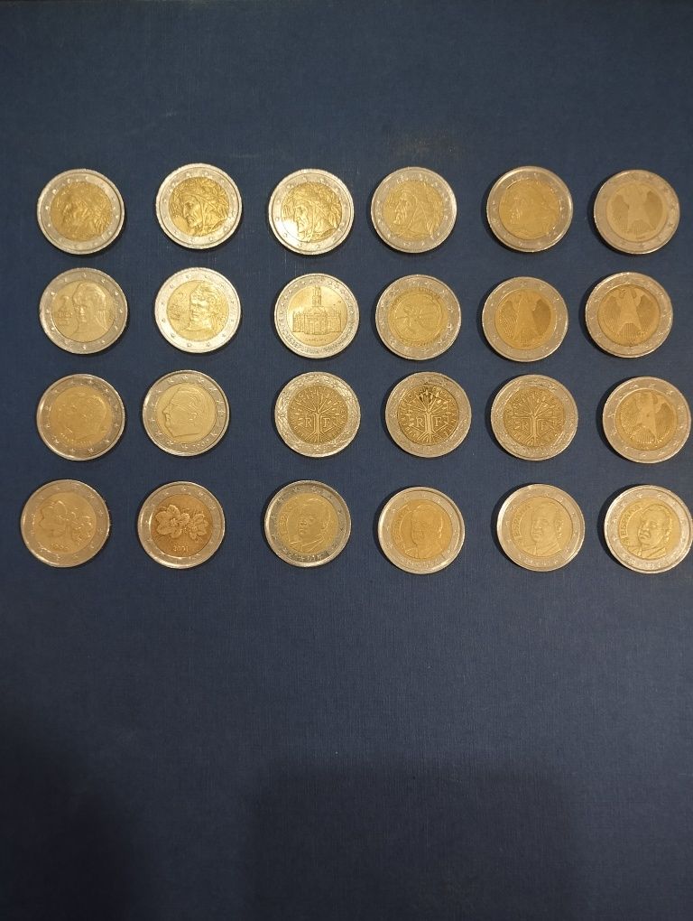 Moedas 2 euros raras, vendo a  quem interessar, preço por moeda.