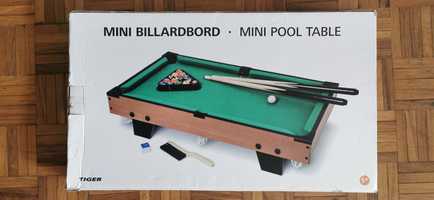 Mini Pool Table (62×36Cm) em ótimo estado