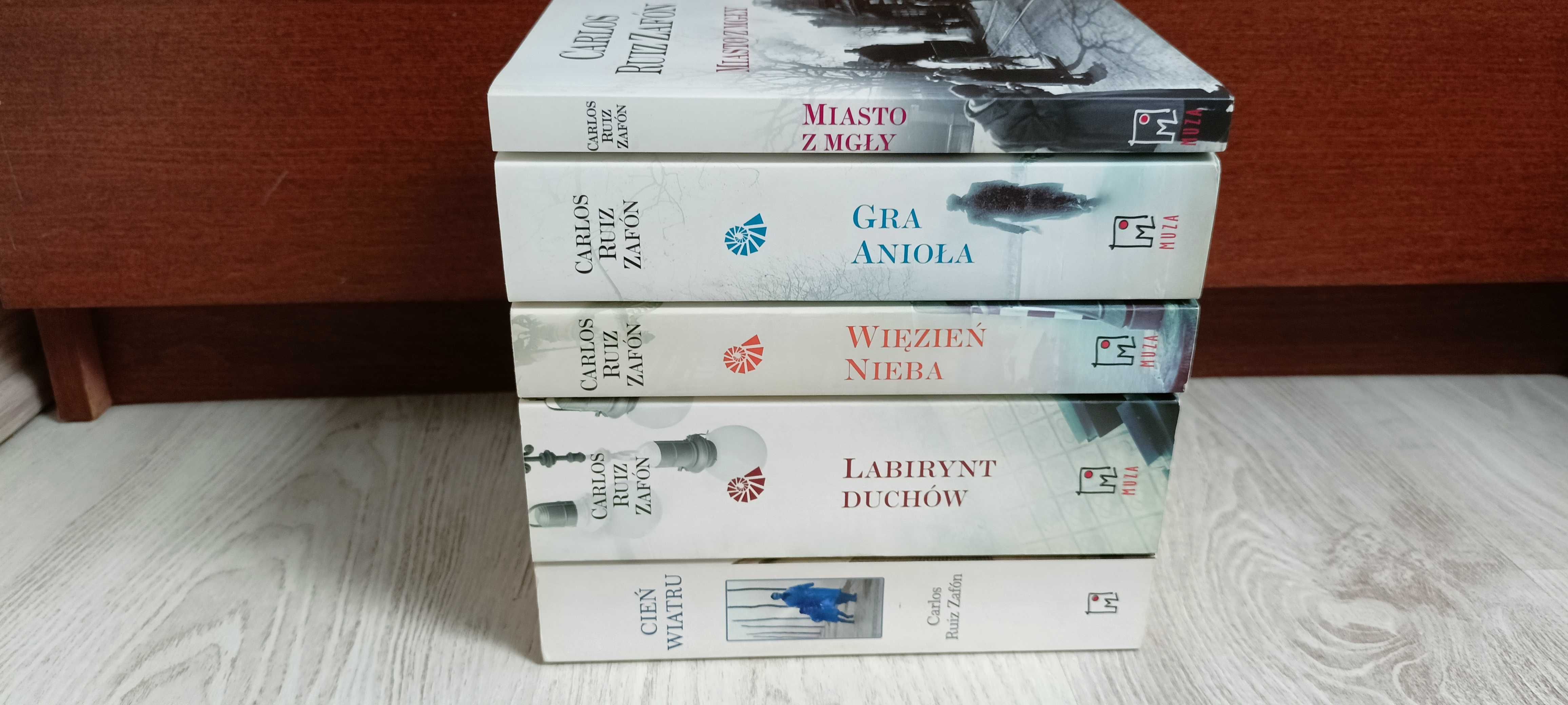 Carlos Ruiz Zafon Więzień nieba Cień wiatru Labirynt duchów Gra anioła