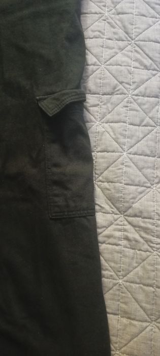 Jeansy bojówki z szeroką nogawką Bershka rozmiar 38/40