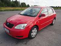 Rezerwacja Toyota Corolla e12 2003r. Silnik 1,6 110KM benzyna