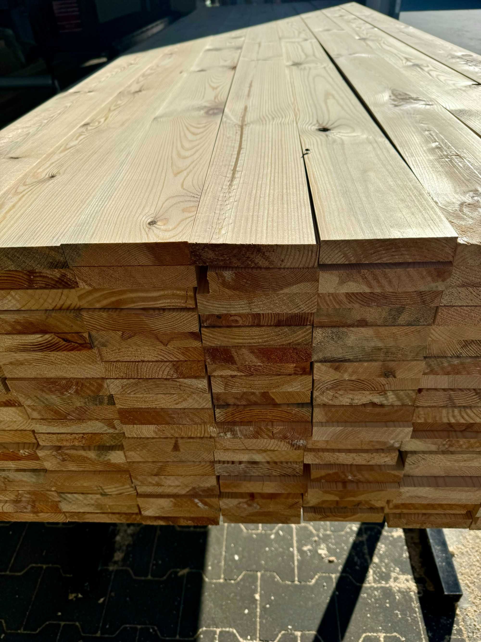 Deska strugana czterostronnie 25x125 Deska do obróbki Deska tarasowa