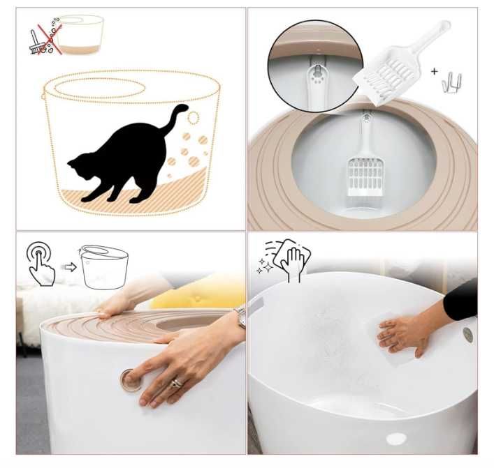 Iris Ohyama kuweta otwarta 52 cm x 41 cm x 37 cm