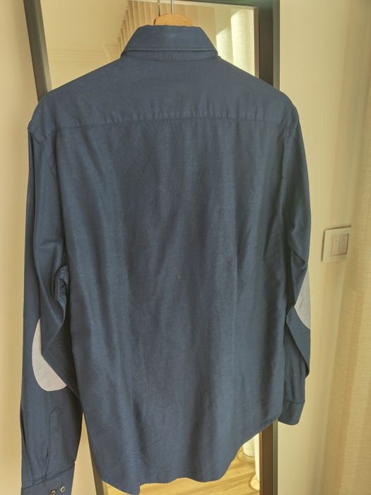 Camisa Zara azul escura