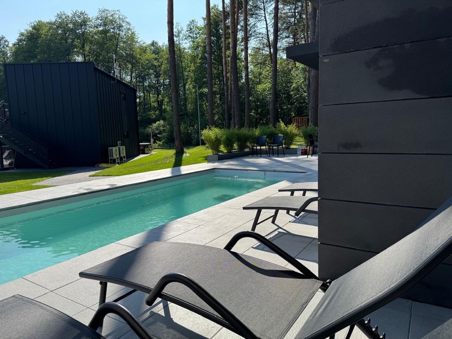 Sylwester pod lasem jacuzzi wynajem basen grill