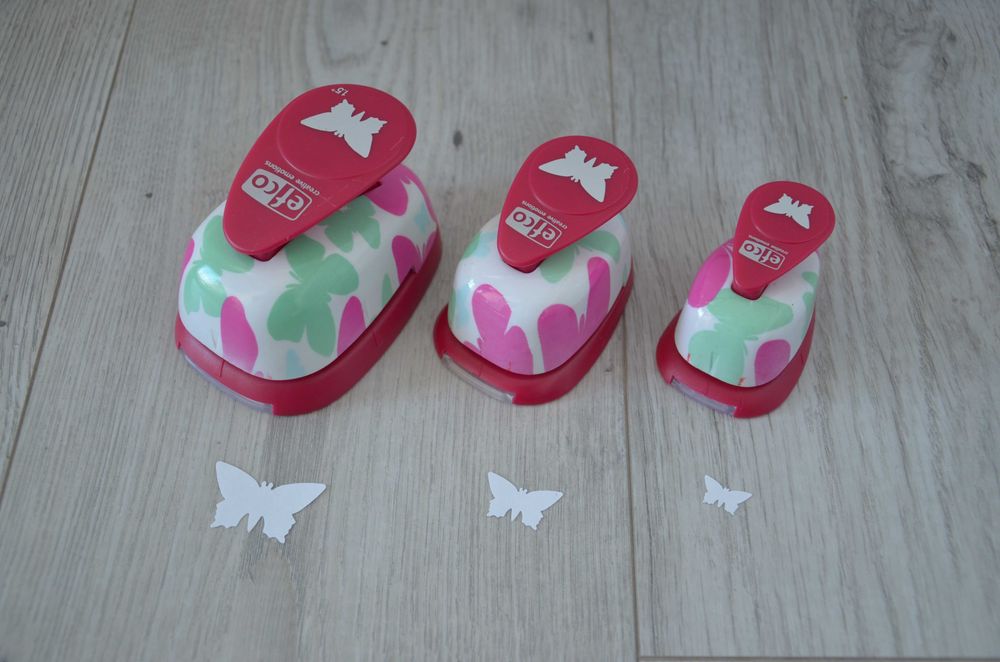 Zestaw dziurkaczy dekoracyjnych motylki