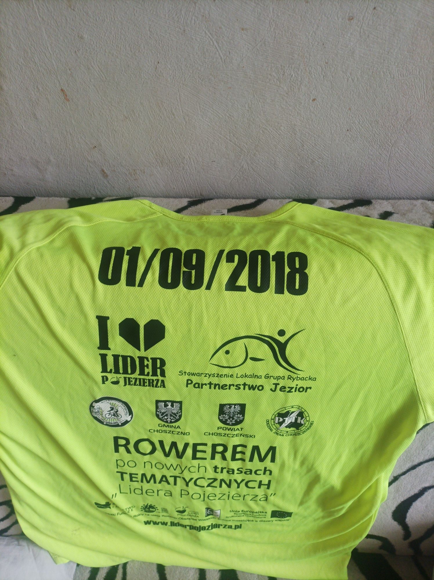 Koszulka lidera.choszczeński Maraton rowerowy.
