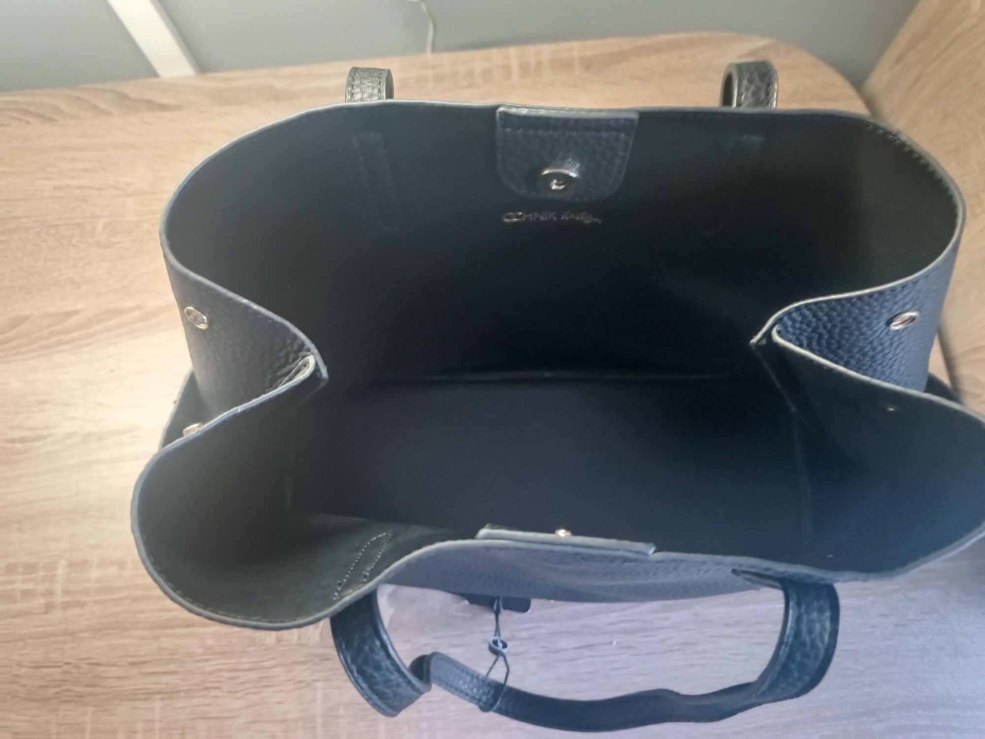 Torebka Shopper A4 Ochnik Daily Czarna TOREC-0269-98