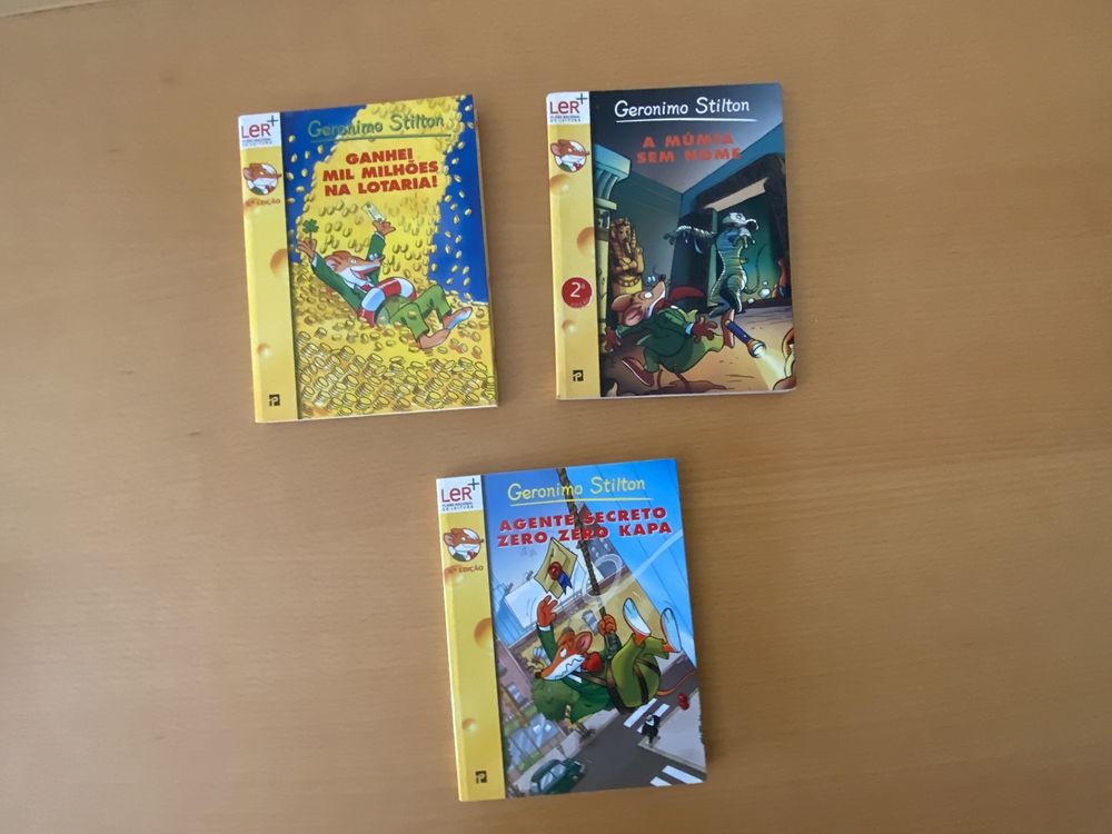 LIvros Geronimo Stiltion - Nºs - 20, 26 e 39