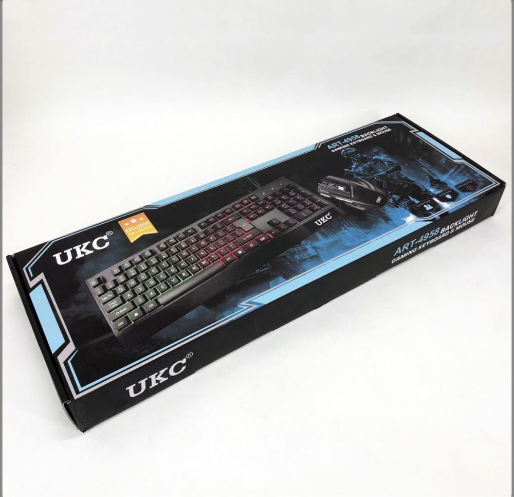 Клавіатура +Мишка UKC з LED підсвіткою