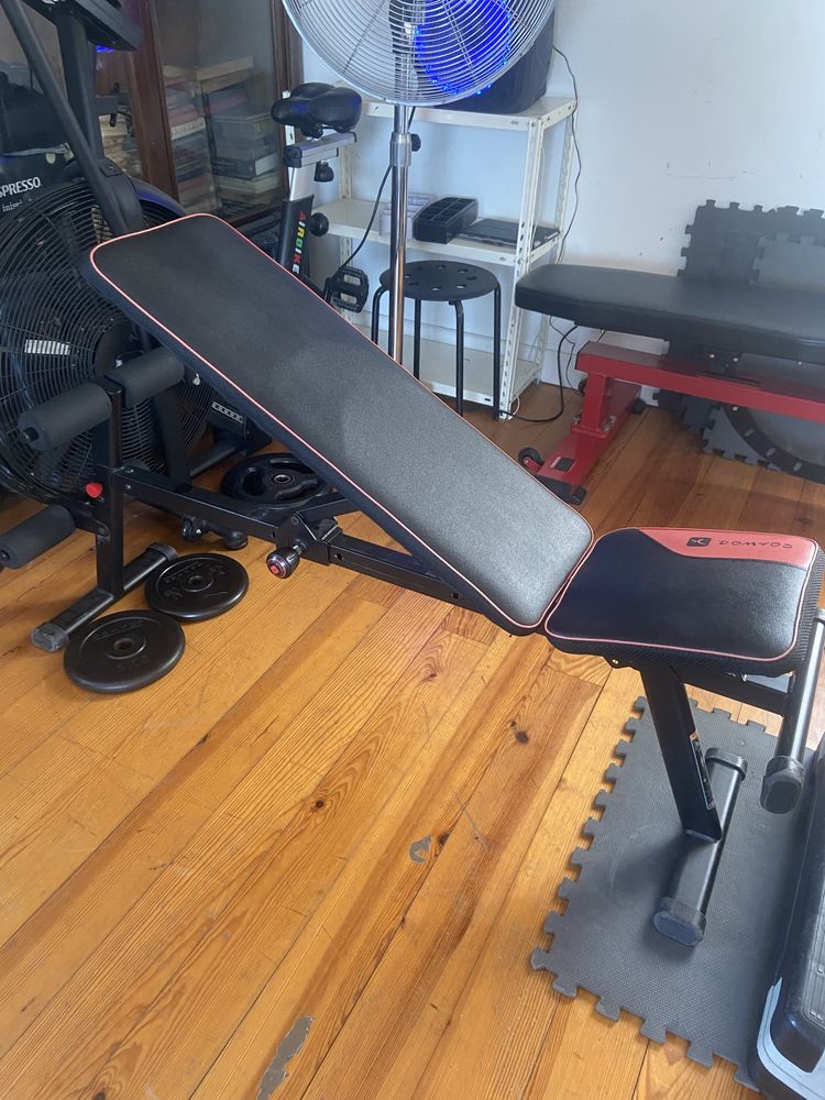 Banco de musculacao, abdominais e TRX