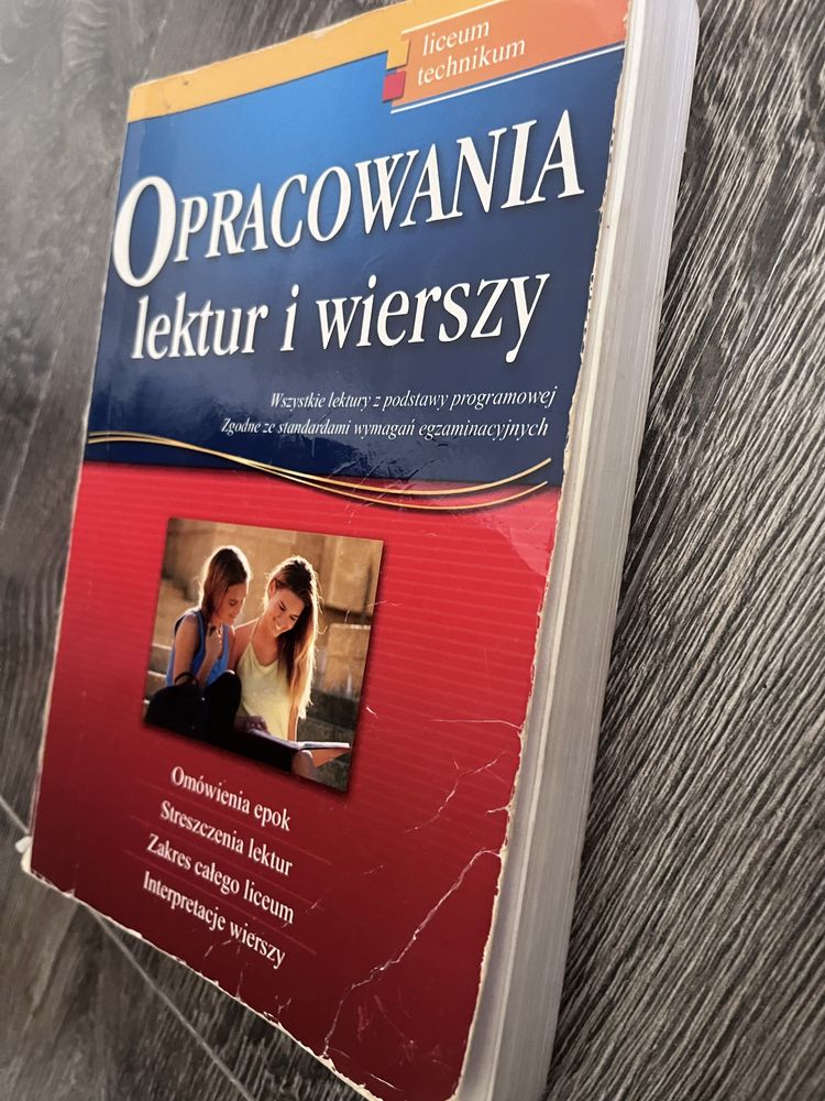 Repetytorium z polskiego do matury Opracowania lektur wierszy