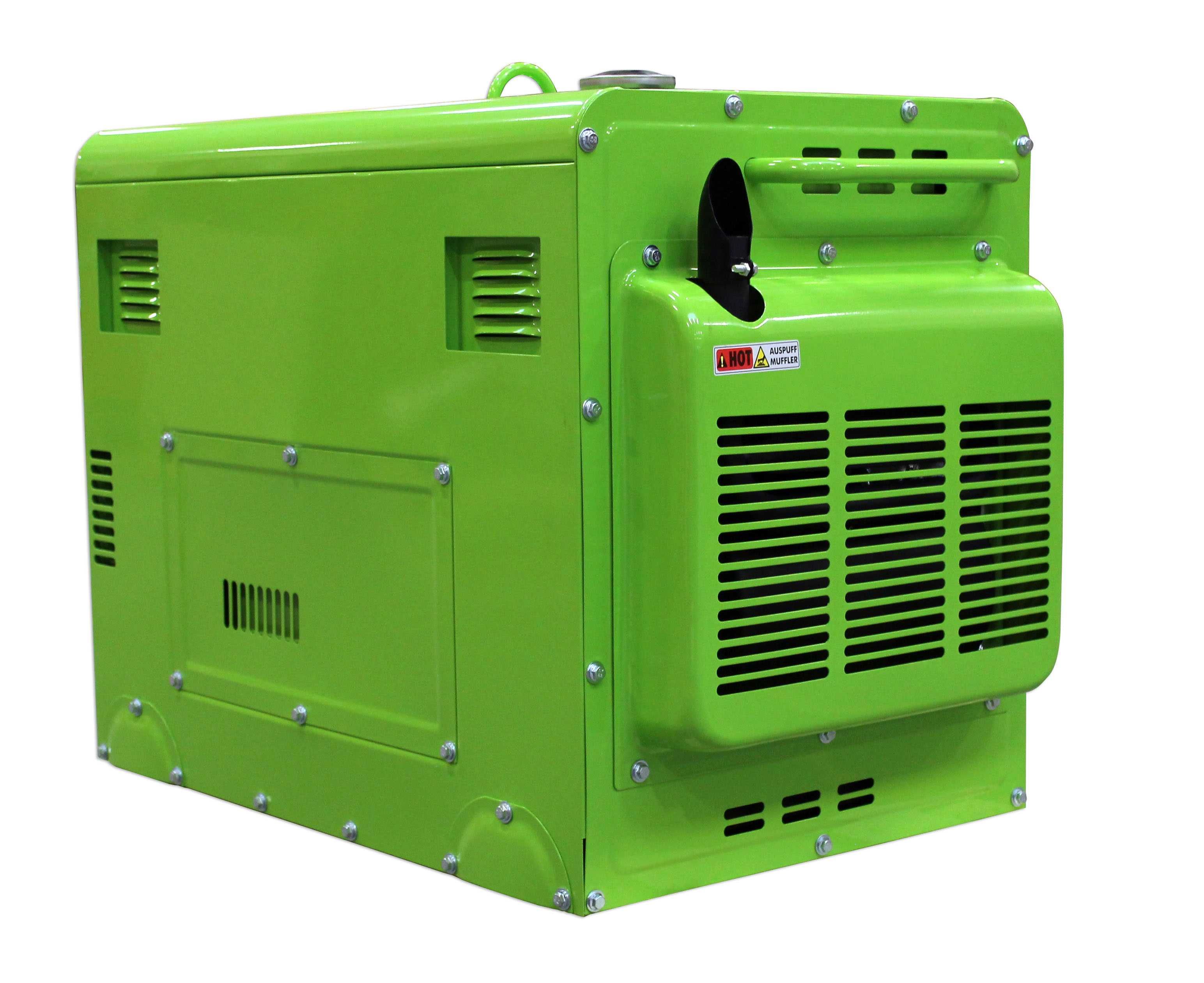 Generator Agregat Prądu AVR Diesel 6,5kW 230/400V prądotwórczy 3 fazy