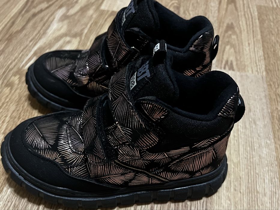 Ботинки для девочек bebetom кожаные с профилактическим супинатором