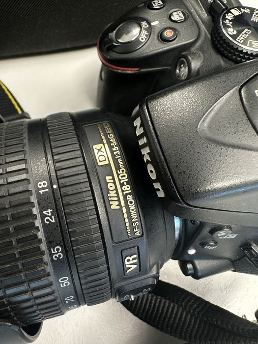 Lustrzanka nikon d5300 z obiektywem 18-105mm