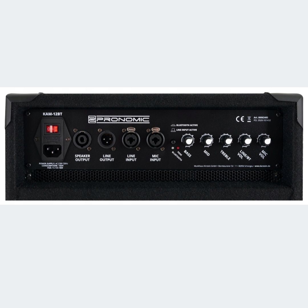 Monitor Sceniczny Bluetooth 120W RMS - Doskonała Dźwięku
