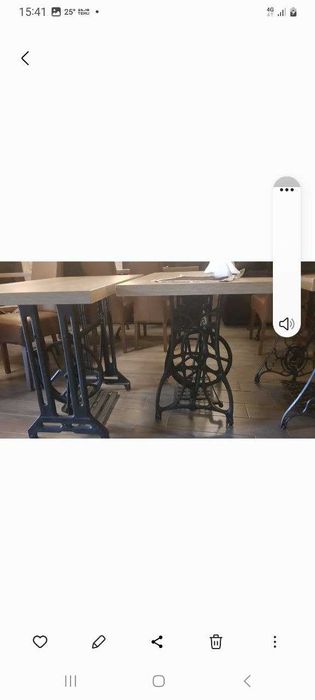 Столи чугунні 6 шт.