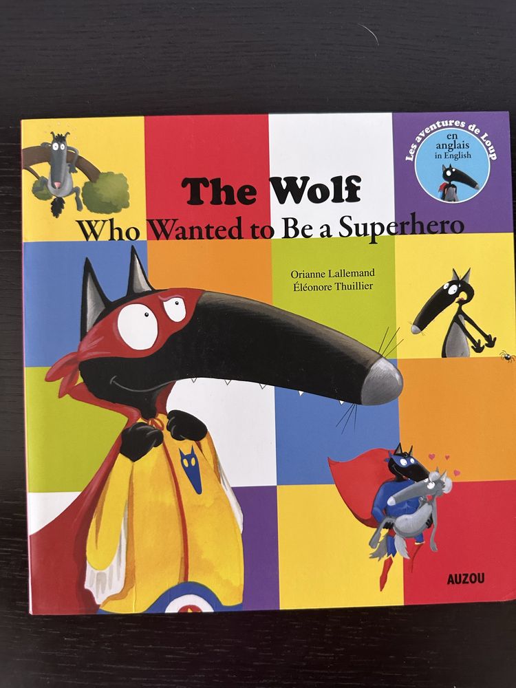 10€ Pack de 3 Livros infantis em ingles - coleçao O Lobo (The Wolf)