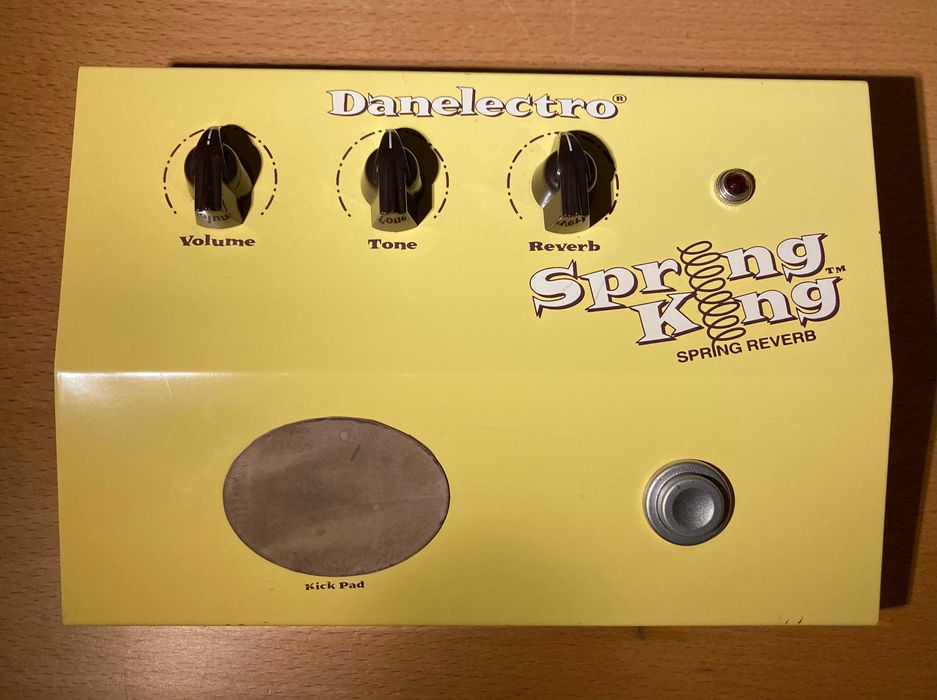 Danelectro DSR-1 Spring King Reverb -Pedal de Guitarra Reverb de Molas