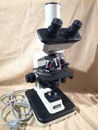 Mikroskop Nikon Trinokular Alphaphot-2 kontrast fazowy pzo biolar YS2