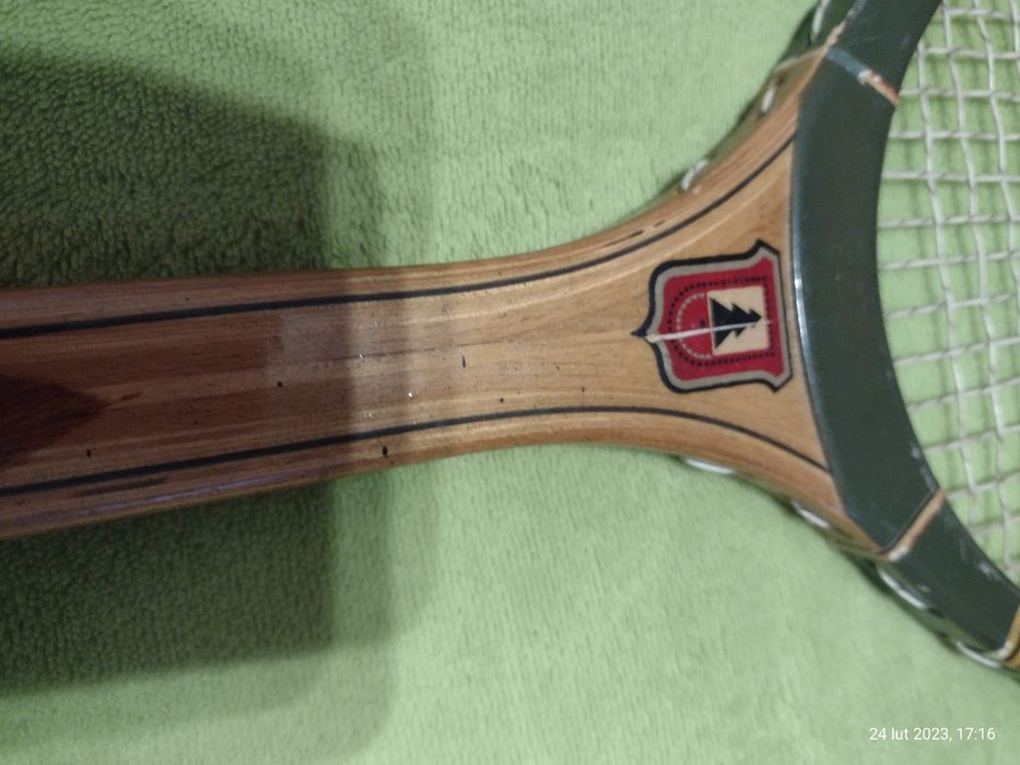 Rakieta drewniana do tenisa prl