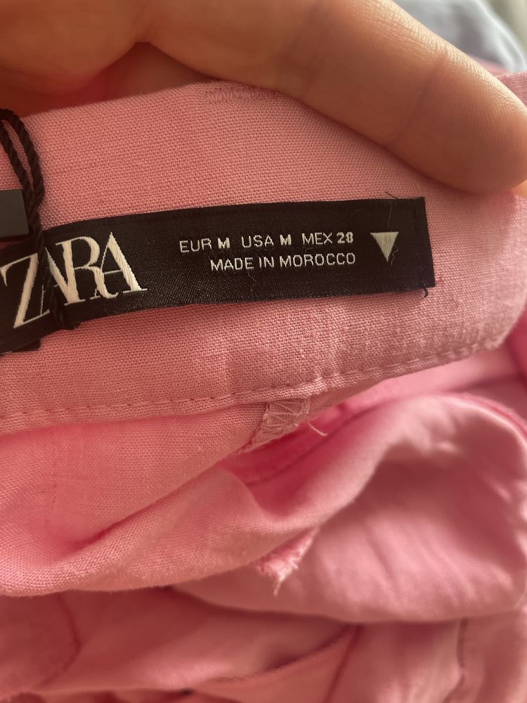 Літні штани Zara у складі льон