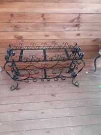 dekoracyjny kwietnik metalowy do domu na taras, do ogrodu, stojak