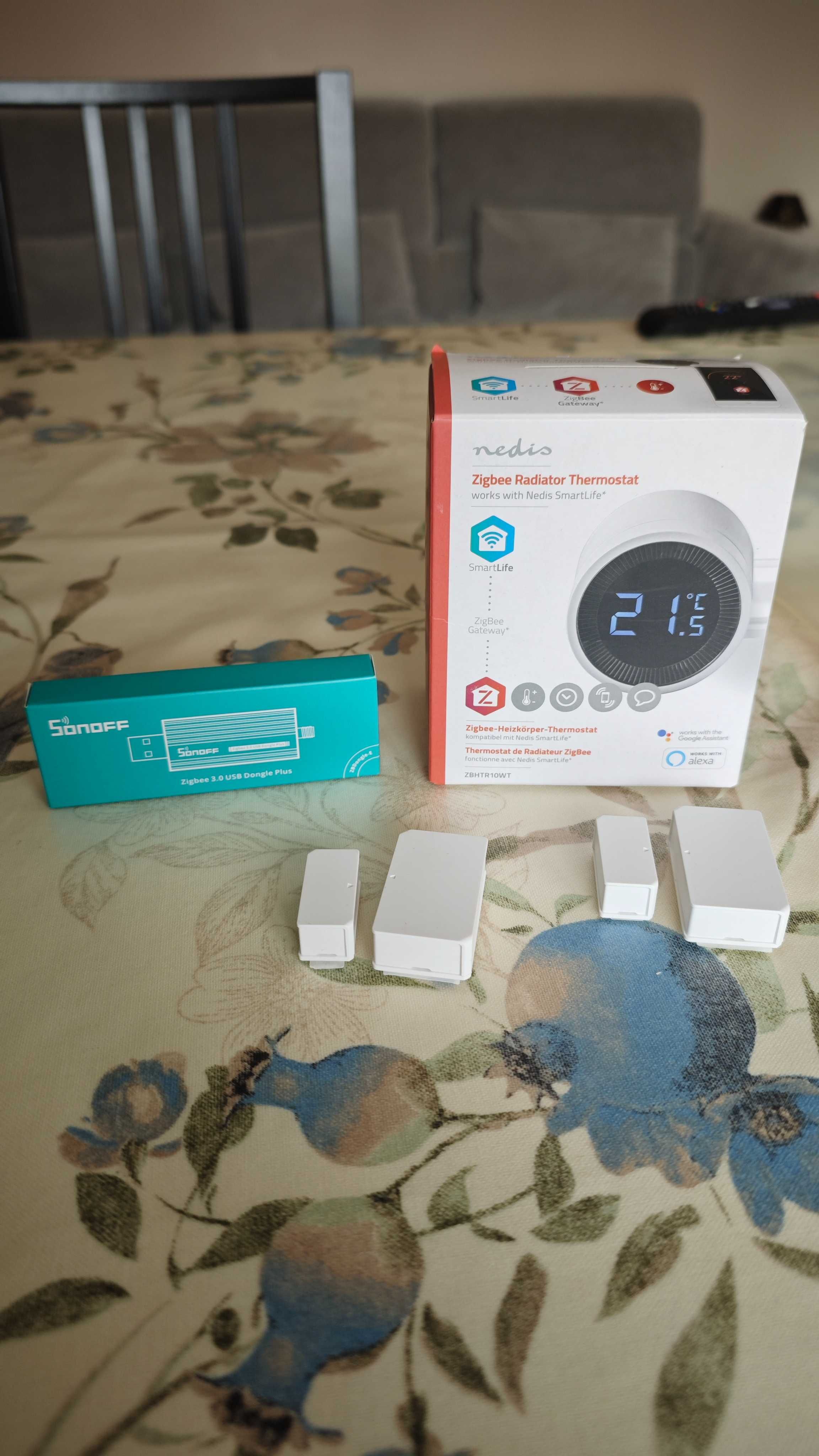 Conjunto dispositivos Zigbee