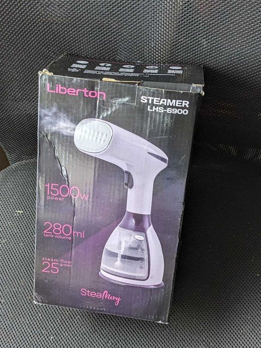 Відпарювач ручний Liberton LHS-6900 1500Вт | вертикальна парова праска