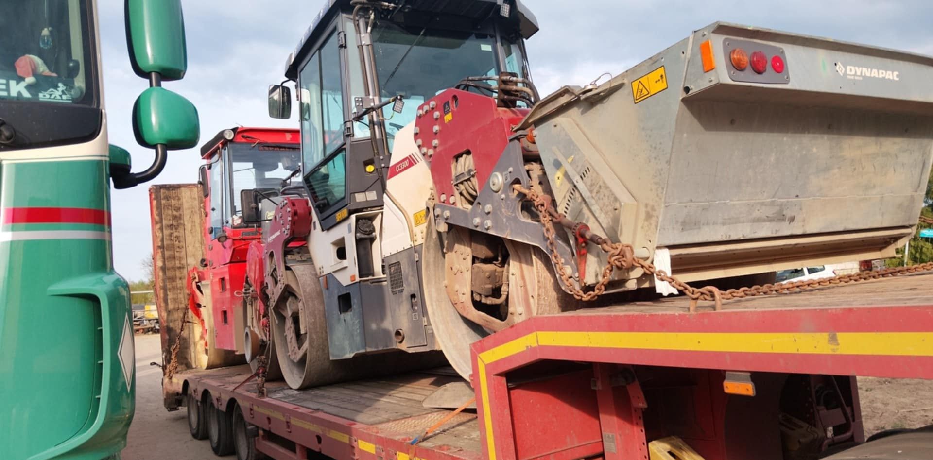 Transport maszyn rolniczych i budowlanych i pomoc drogowa