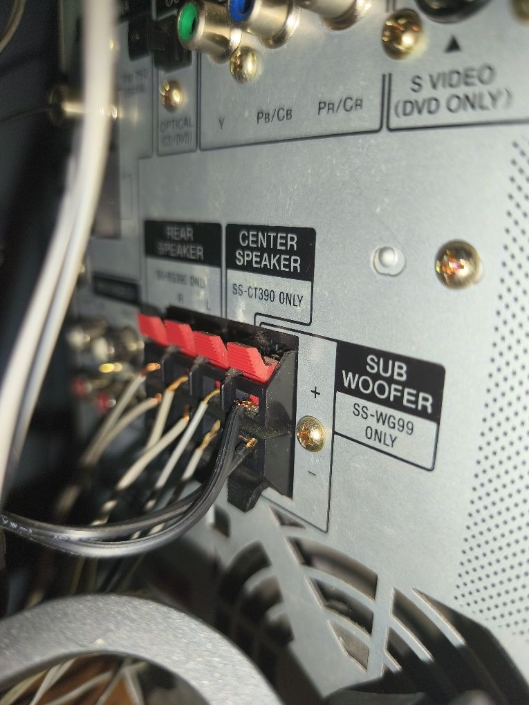 Wieża subwoofer amplituner kino domowe