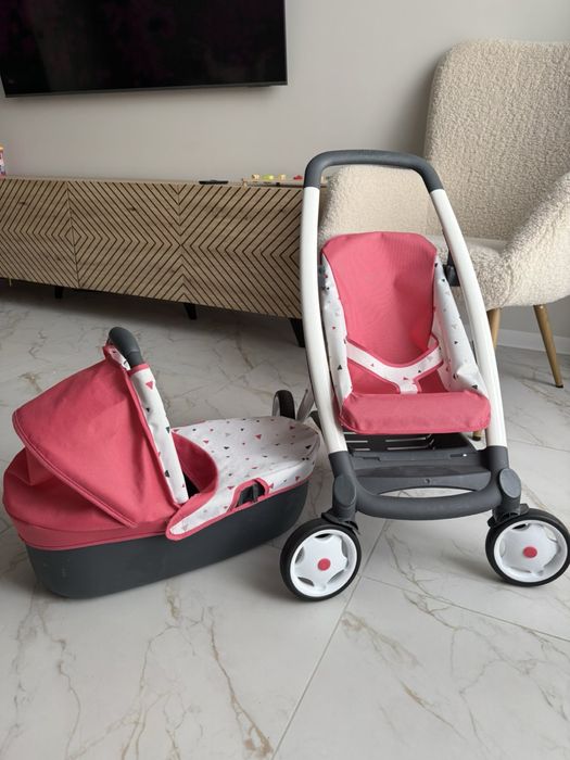 Коляска для ляльки - Smoby Quinny 3 в 1. Візок, колиска, прогулянка