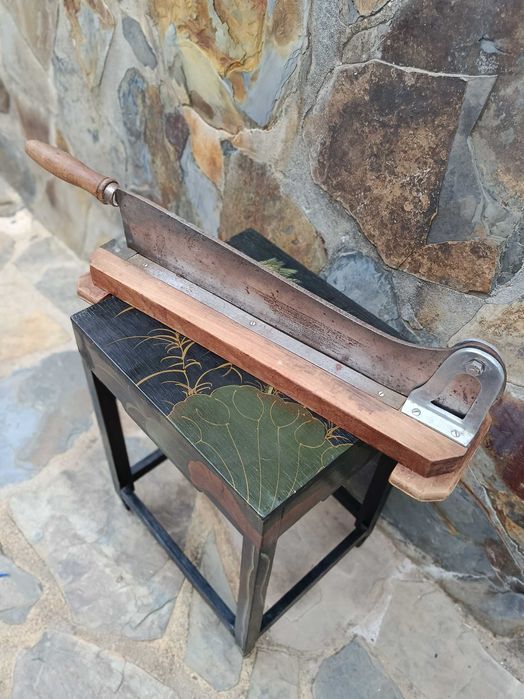 Grande Faça Corte Bacalhau Antiga Nova Robusta e Afiada 60 cm