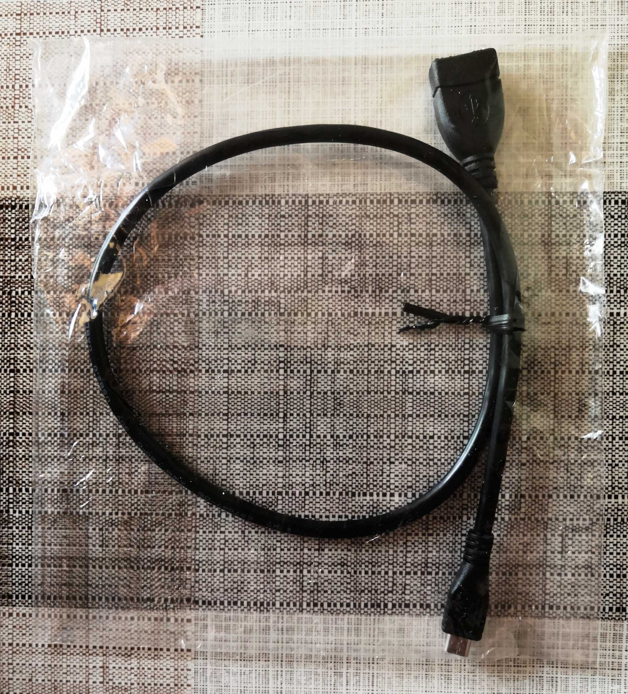 Продаю новий кабель USB OTG 2.0 Type B Micro - Type AF 0,5 m