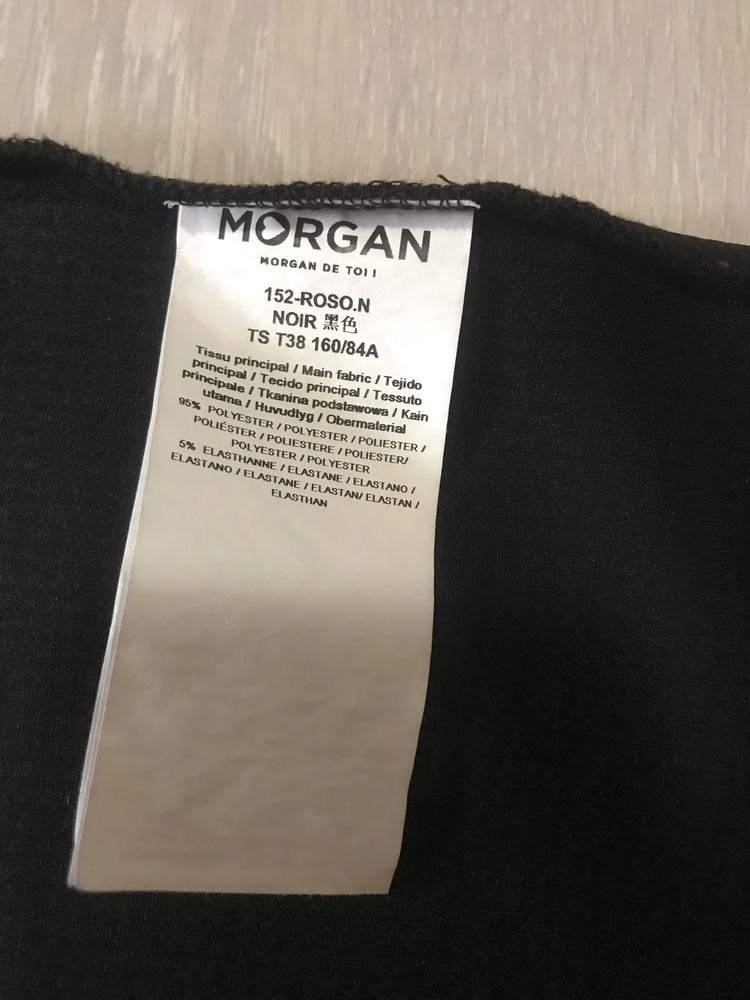 Vestido preto e bronze Morgan