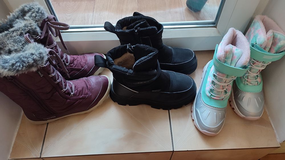 Чоботи зимові 34 р