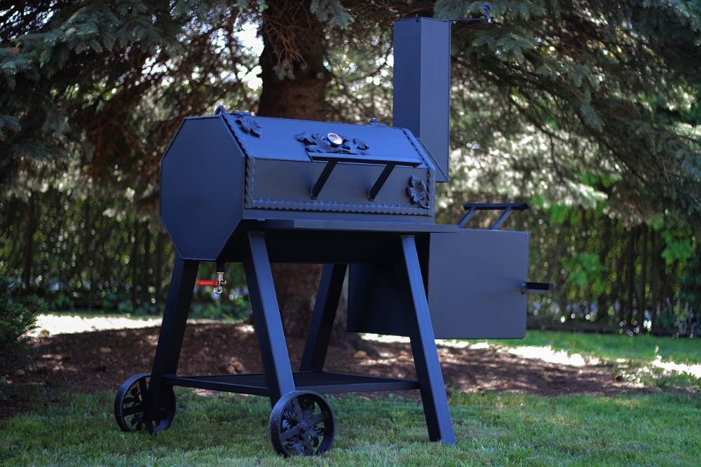 Wędzarnia Grill BBQ grillowędzarnia blacha 4 mm solidna od kowala