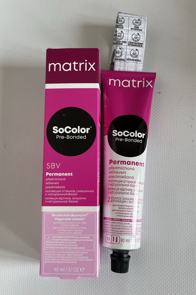 Фарба для волосся Matrix Socolor Pre-Bonded аміачна 90 мл матрікс