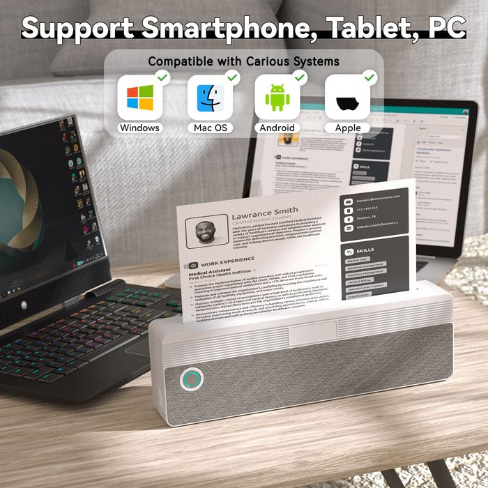 Принтер PeriPage P81 (PeriPage A40) тату трансферний А4. Новинка 2025!