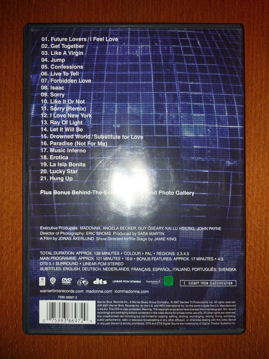 DVD Madonna - Confessions Tour (Como Novo)
